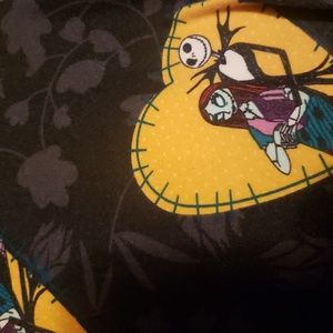 Lularoe "Nightmare Before Christmas " Jack and Sally Leggings. One Size